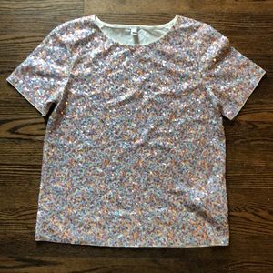 J. Crew sequin top